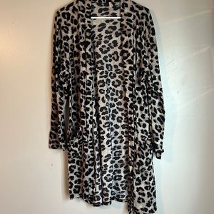 Printed cardigan
